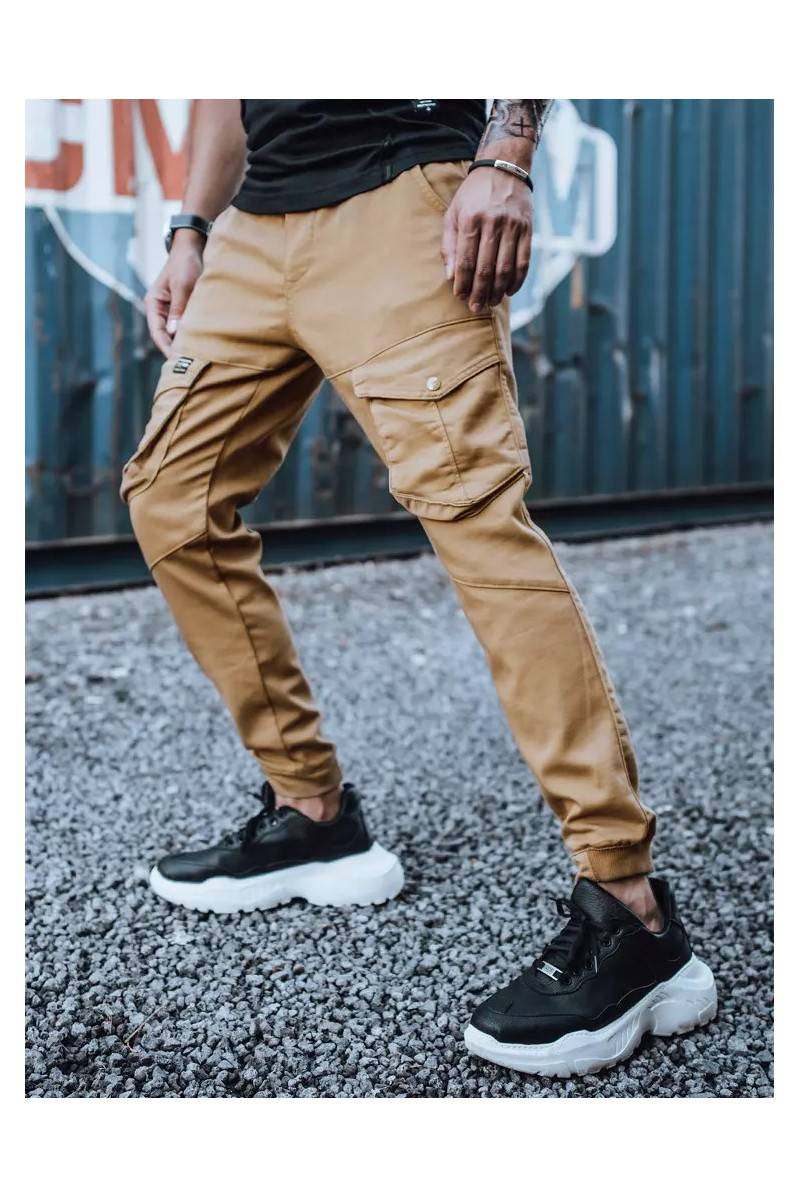 Men's Light Brown Joggers Dstreet