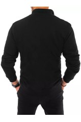 Black men's zip-up jumper Dstreet