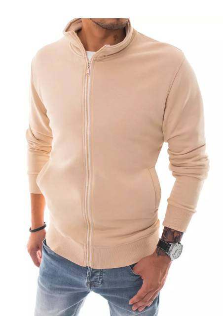 Dstreet DS-bx5038 men's beige zip-up jumper