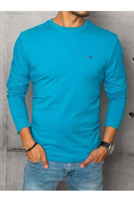 Turquoise Men's Long Sleeve T-Shirt Dstreet