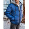 Men's quilted winter jacket blue Dstreet