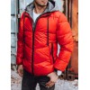 Men's Quilted Winter Jacket Red Dstreet