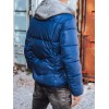 Men's quilted winter jacket blue Dstreet