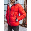 Men's Quilted Winter Jacket Red Dstreet