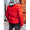 Men's Quilted Winter Jacket Red Dstreet