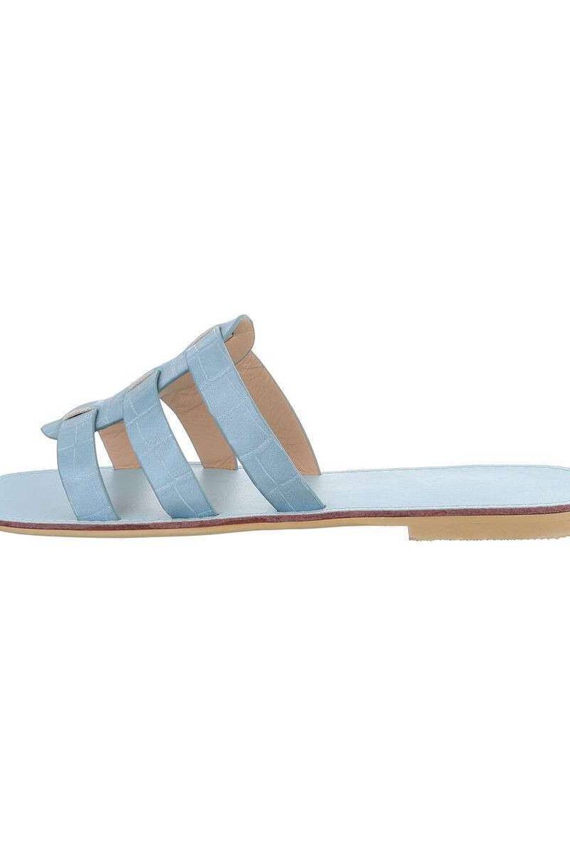Women's blue slip-on sandals BA-KELLY-21-blue