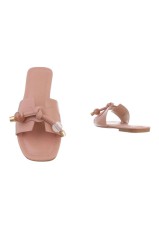 Women's slip-on sandals pink color BA-2135-pink