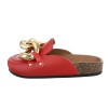 Women's slip-on sandals red BA-HM3002-ed