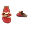 Women's slip-on sandals red BA-HM3002-ed