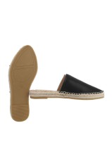 Women's slip-on sandals black BA-7828-black