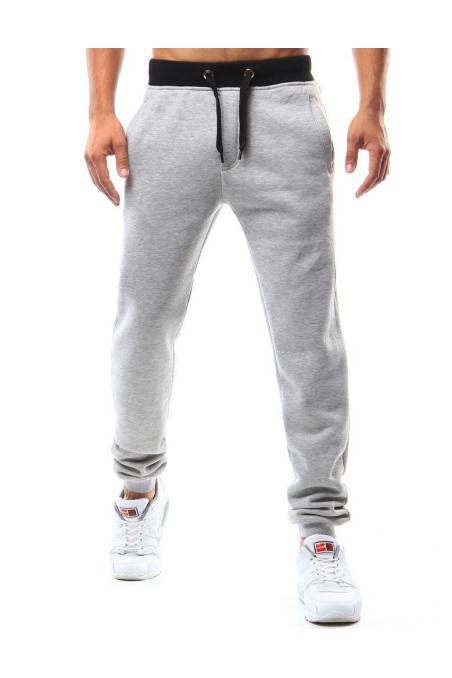 Men's sports pants light gray DS-ux2214