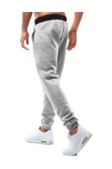 Men's sports pants light gray DS-ux2214