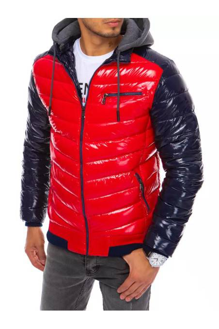 Red men's jacket Dstreet DS-tx3847