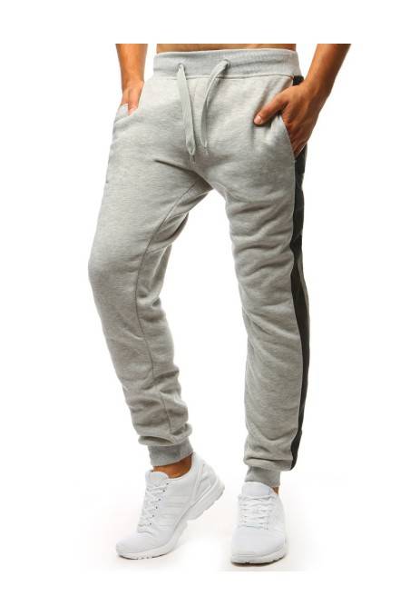 Light gray men's sweatpants Dstreet DS-ux3409