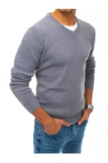 Men's gray sweater Dstreet DS-wx1728