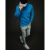 Blue men's jumper Dstreet DS-bx4386