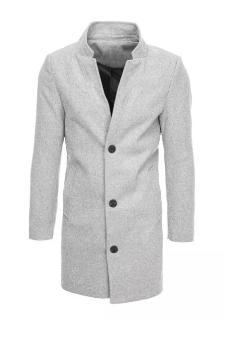 Men's single coat, light gray Dstreet