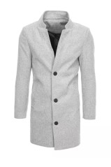 Men's single coat, light gray Dstreet