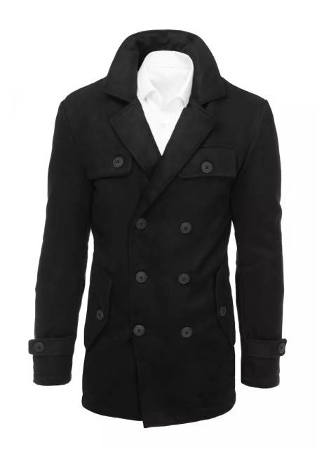 Men's black coat Dstreet DS-cx0431