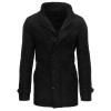 Men's black coat Dstreet DS-cx0435