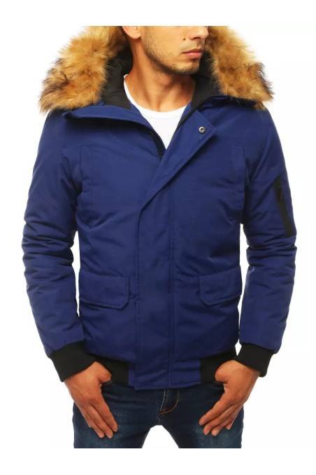 Dark blue men's winter jacket Dstreet DS-tx3943