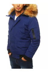 Dark blue men's winter jacket Dstreet DS-tx3943