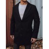 Dstreet Black Men's Coat