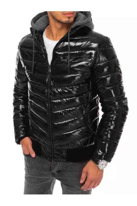 Black men's jacket Dstreet DS-tx3846