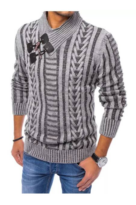 Dark gray men's sweater Dstreet DS-wx1777