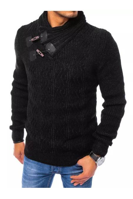 Black men's sweater Dstreet DS-wx1779