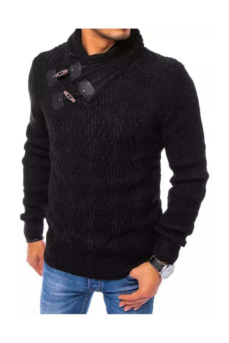 Black men's sweater Dstreet DS-wx1779