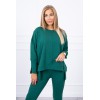 Set with an oversize blouse green