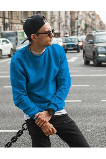 Blue men's sweater