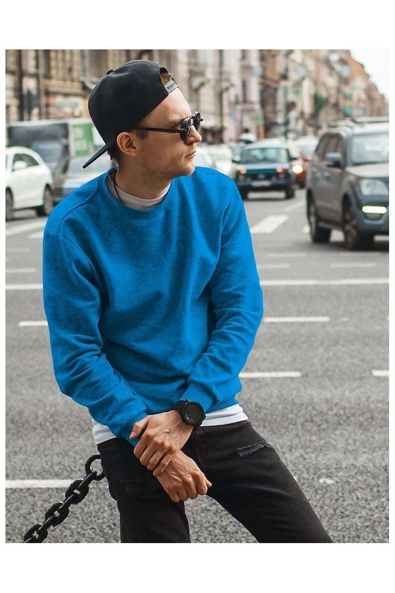 Blue men's sweater