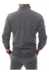 Men's zip-up jumper dark gray Dstreet