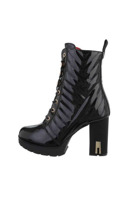 High-heeled black women's boots GR-G8856