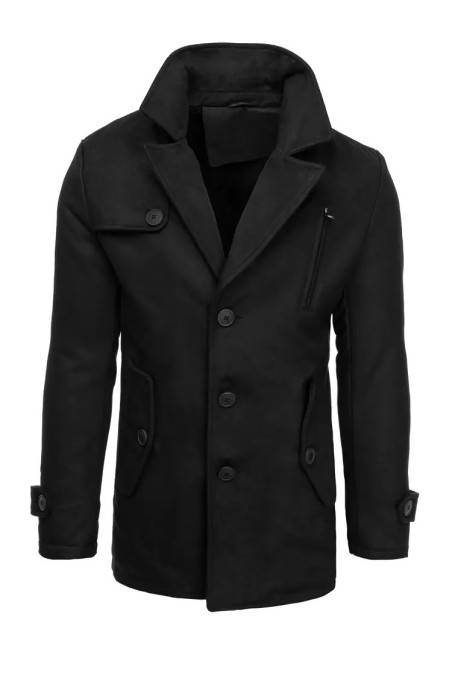Men's black coat Dstreet DS-cx0440