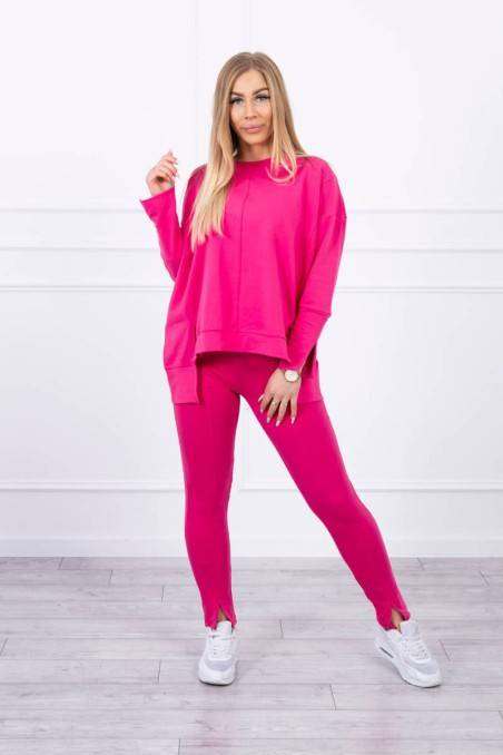 Set with an oversize blouse fuchsia