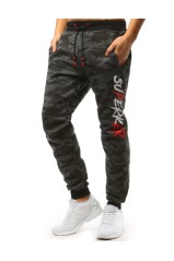 Dark gray men's sports pants DS-ux3512