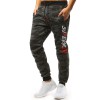 Dark gray men's sports pants DS-ux3512