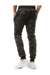 Dark gray men's sports pants DS-ux3512