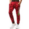 Red men's sports pants DS-ux3514