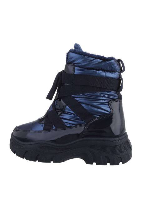 Women's winter boots in blue GR-GLT240-3