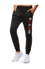 Men's black sweatpants Dstreet DS-ux3526