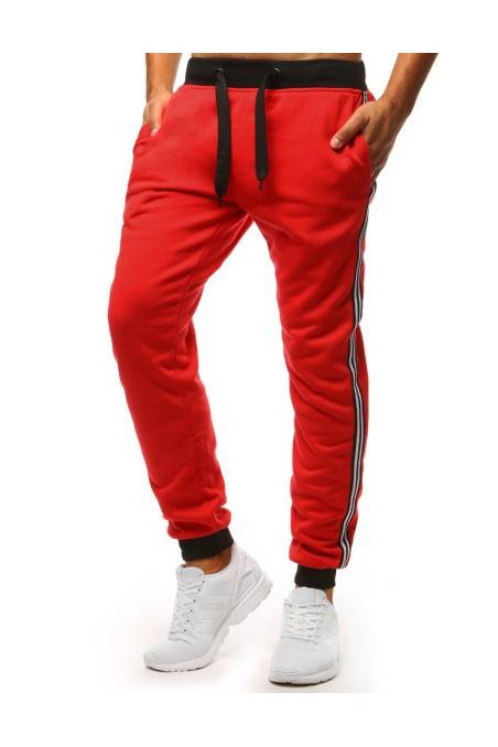 Red men's sports pants DS-ux3536