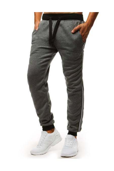 Gray sports pants for men