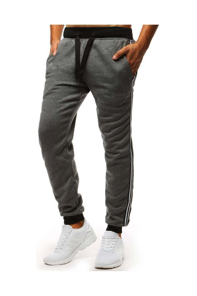 Gray sports pants for men