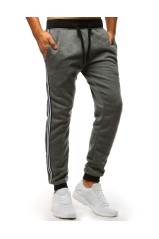 Gray sports pants for men