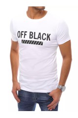 Dstreet White Men's T-Shirt DS-rx4708