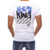 Dstreet White Men's T-Shirt DS-rx4708